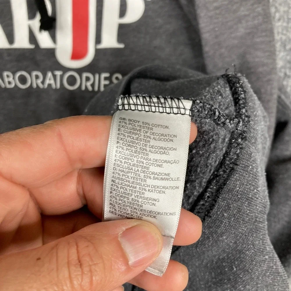 The North Face Hoodie Mens XL Gray ARUP Logo Pullover Sweatshirt‎